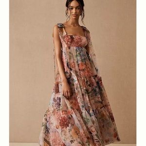 Anthropology BHLDN Marcella Flower Dress
